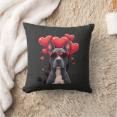 Grappige Pitbull Hart Valentijnsdag Hond Vader Moe Kussen (Deken)