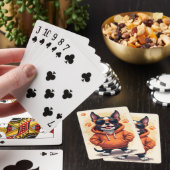 Grappige Pitbull Kawaii Hond Pokerkaarten (Insitu)