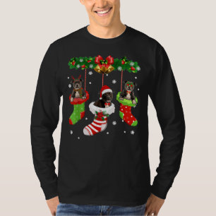 Grappige Pitbull Kerstboom Sokken Hondenliefhebber T-shirt