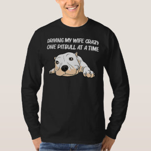 Grappige Pitbull Voor Mannen Papa Pet Canine Hond  T-shirt