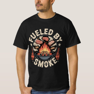 Grappige Pitmaster BBQ Aangedreven Door Rook T-shirt