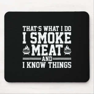 Grappige Pitmaster I Smoke Meat BBQ Smoker Grill G Muismat