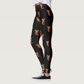 Grappige pittige chili in brand leggings (Links)