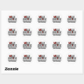 grappige pixel-art Cybersecurity netwerk Ronde Sticker (Vel)