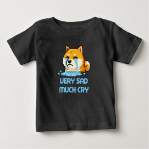 Grappige pixel-art Shiba Inu-hond meme