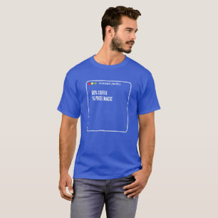 Grappige Pixel Magie Grafiek - Aangepaste Naam T-shirt