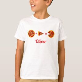 Grappige Pizza Berekening Gepersonaliseerd T-shirt