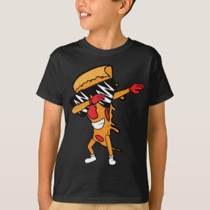 Grappige Pizza Dabbing Pepperoni Pizza Slice Danci T-shirt