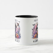 Grappige Pizza Film Halloween Ghost Mok (Midden)