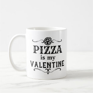 Grappige Pizza is mijn Valentijn Koffiemok