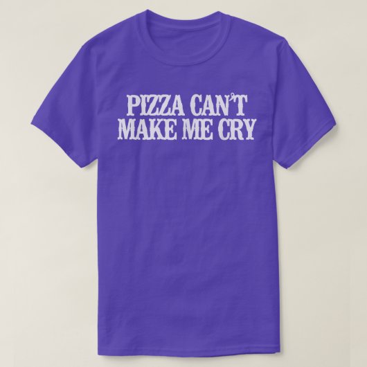  grappige Pizza kan me niet dwingen om Sarcastisch T-shirt (Design voorkant)