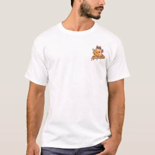 Grappige Pizza Kat, Gewoon een Kat Die van Pizza H T-shirt