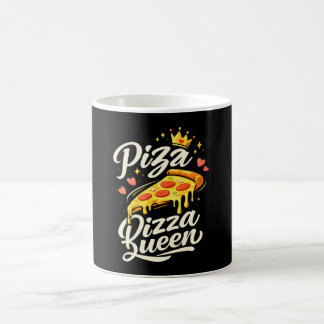Grappige Pizza Koningin Koken voor Vrouwen Cadeau Koffiemok