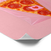 Grappige Pizza Kunstprint, Keuken Esthetische Muur Poster (Hoek)