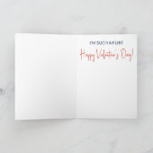 Grappige Pizza Liefdeskaart Kaart (Binnen)