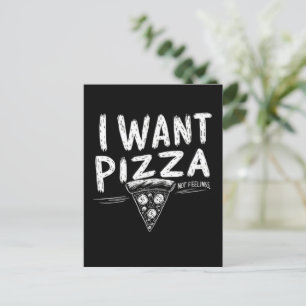 Grappige Pizza Lover Quote Briefkaart