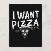 Grappige Pizza Lover Quote Briefkaart (Voorkant)