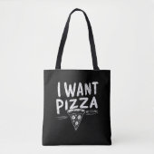 Grappige Pizza Lover Quote Tote Bag (Voorkant)
