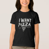 Grappige Pizza Lover Quote Tri-Blend Shirt (Voorkant)