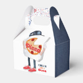 Grappige Pizza Party Favoriete Boxen Bedankdoosjes (Achterkant)
