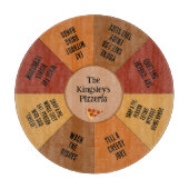 Grappige Pizza Pun Keuken Italiaans Food Theme Gam Snijplank (Voorkant)