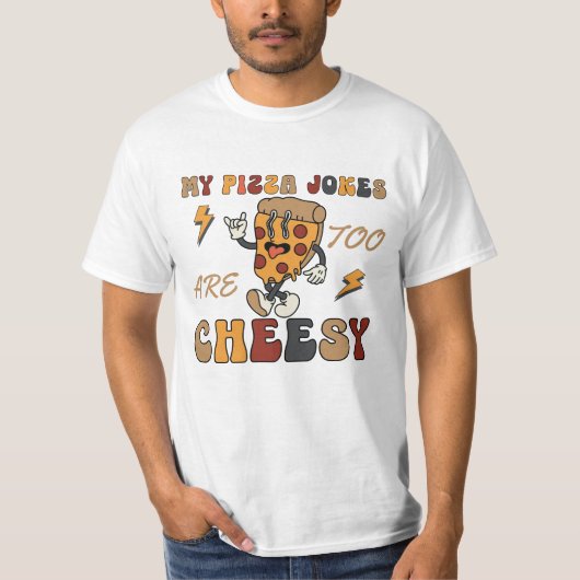 Grappige pizza Pun papa grappen T-shirt (Voorkant)