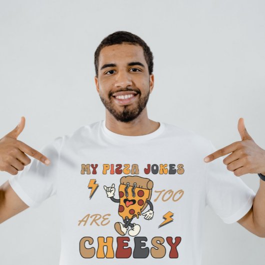 Grappige pizza Pun papa grappen T-shirt