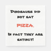 Grappige pizza servetten (Voorkant)