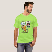 Grappige Pizza Slice Quote T-shirt (Voorkant volledig)