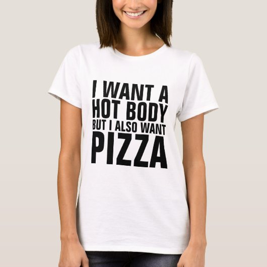 Grappige Pizza T-shirts (Voorkant)