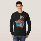 Grappige Pizza Varken T-shirt (Voorkant volledig)