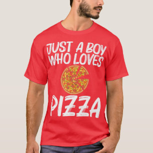 Grappige Pizza Voor Jongens Kinderen Italiaanse Pi T-shirt