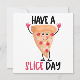 Grappige Pizza Woordgrap Notitiekaartje