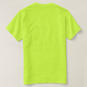 Grappige pizzaliefhebber t-shirt (Design achterkant)
