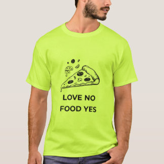 Grappige pizzaliefhebber t-shirt