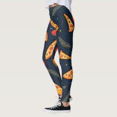 Grappige pizzapunt kousen leggings (Links)