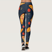 Grappige pizzapunt kousen leggings (Achterkant)