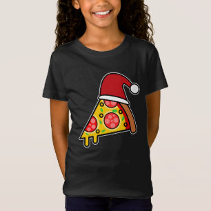 GRAPPIGE PIZZASLICE KERSTMAN T-SHIRT