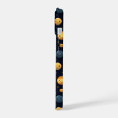 Grappige Planeten Ruimte Patroon iPhone 15 Case (Linkerkant)