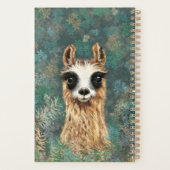 Grappige Planner met Curious Llama (Achterkant)