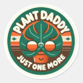 Grappige Plant Daddy Sticker - Nog Eentje Monstera (Voorkant)