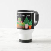 Grappige Plantendame Cactus Succulent Reisbeker (Voorkant rechts)