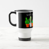 Grappige Plantendame Cactus Succulent Reisbeker (Links)