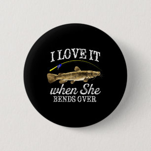 Grappige platkopmeerval vissen zoetwatervis Gra Ronde Button 5,7 Cm