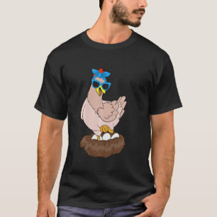 Grappige Pluimvee Vogel Dier Boerderij Bandana Zon T-shirt