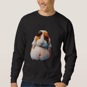 Grappige pluizige cavia met Big Belly ,Fat cavia Trui