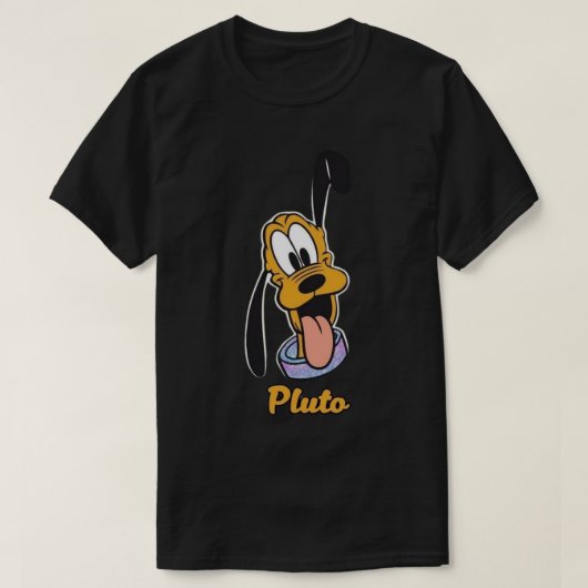 Grappige pluto met naam t-shirt (Design voorkant)