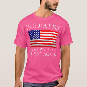 Grappige Podiatrist Gift Cool Podiatry Amerikaanse T-shirt