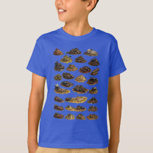 Grappige Poep Collectie Walgelijke Natuur Illustra T-shirt