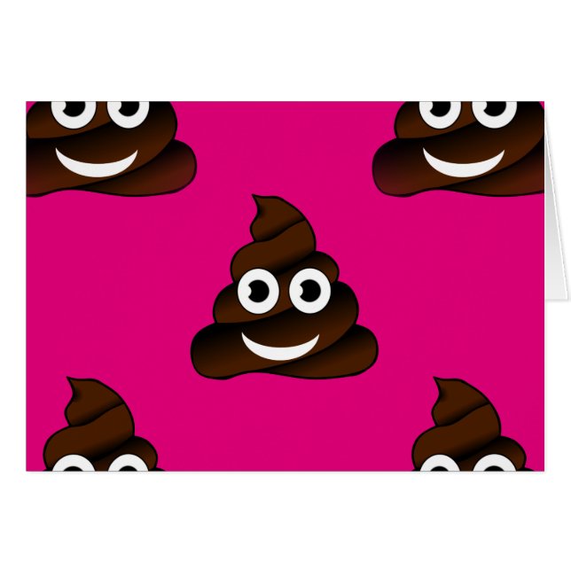 grappige poep emoji (Voorkant Horizontaal)